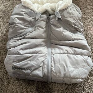 UPPAbaby gray baby bunting